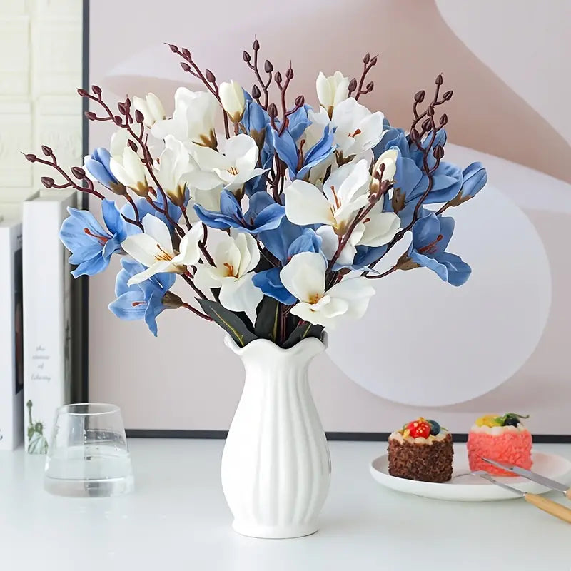 Artificial Silk Magnolia Flower Bouquet
