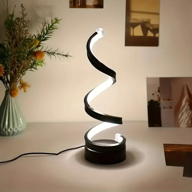 Chic Circle USB Bedside Lamp