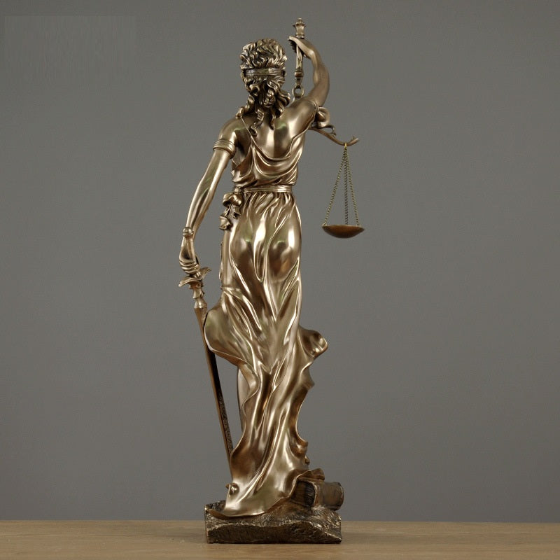 Elegant Justice Goddess Sculpture