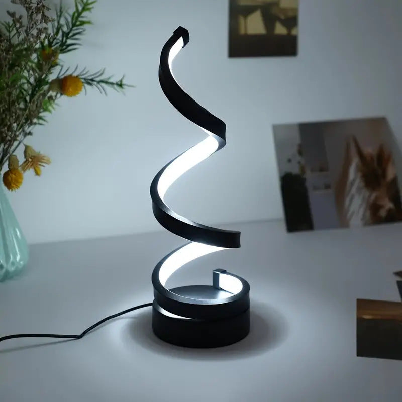 Chic Circle USB Bedside Lamp