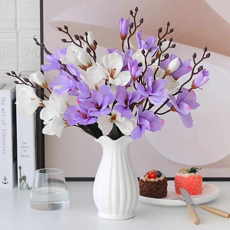 Artificial Silk Magnolia Flower Bouquet