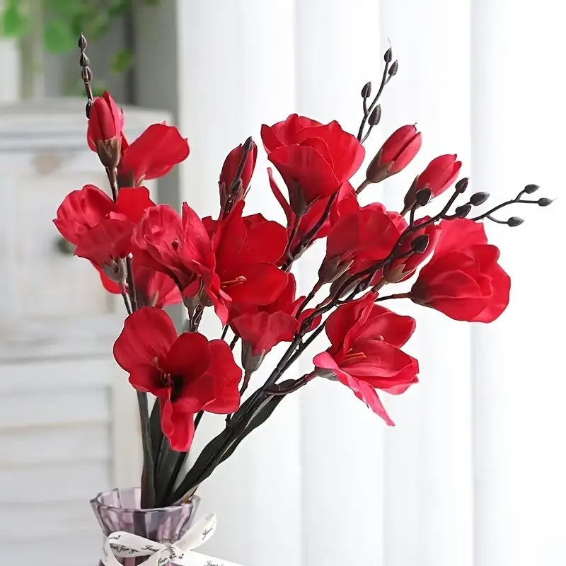Artificial Silk Magnolia Flower Bouquet