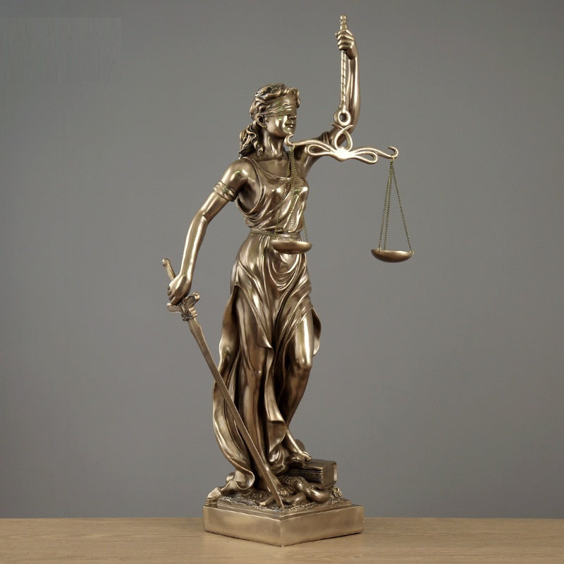 Elegant Justice Goddess Sculpture