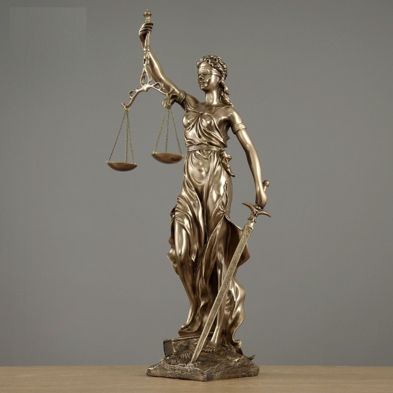 Elegant Justice Goddess Sculpture
